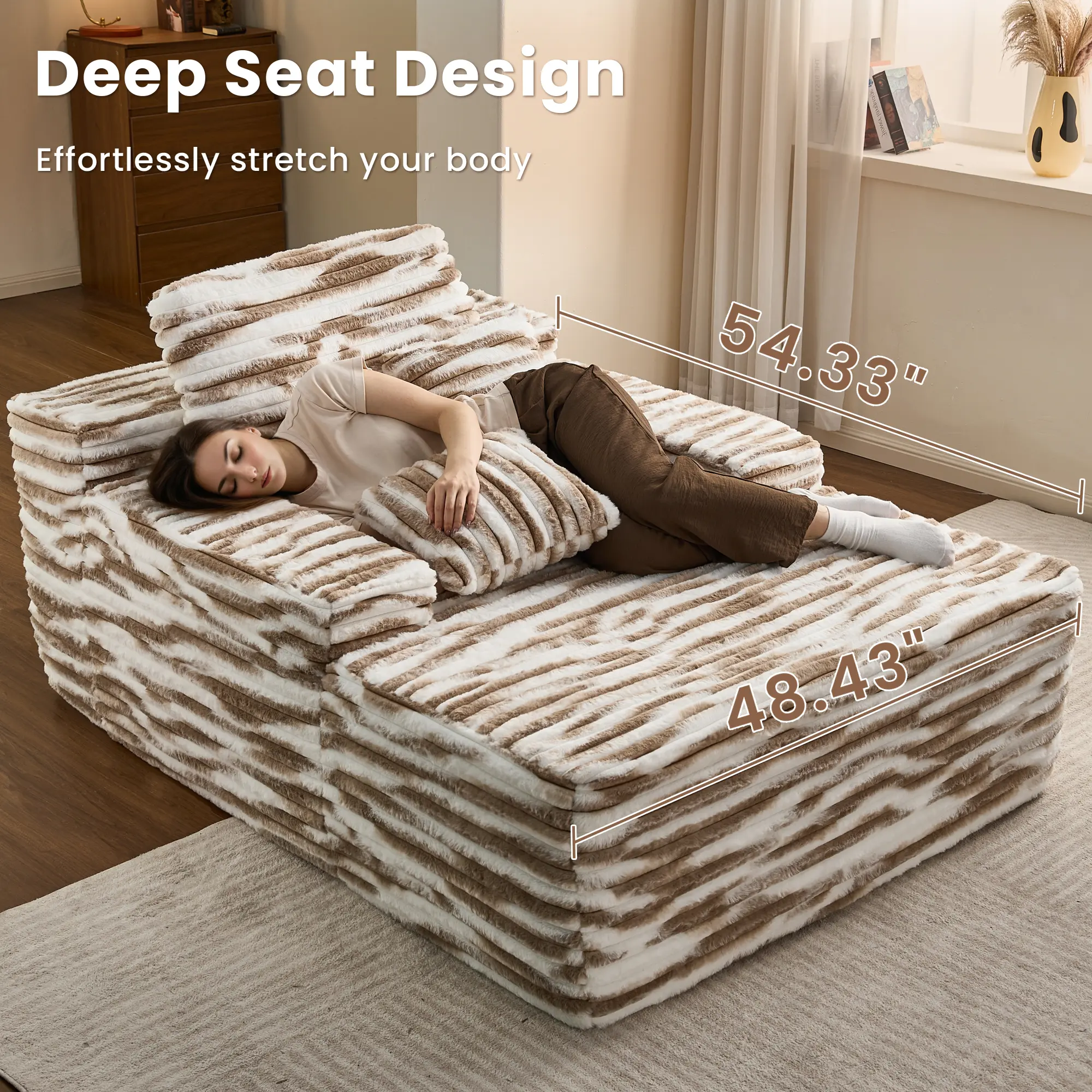 Zebra Print Faux Fur