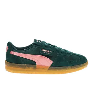 PUMA Womens Palermo Satin Lace Up Sneakers Shoes Casual - Green