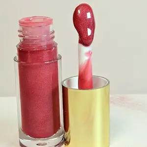 Blush Drip Lip Gloss – Pink Shimmer Gloss