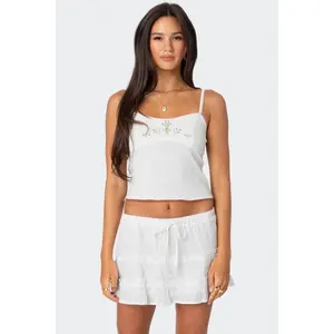 Prairie Embroidered Tank Top