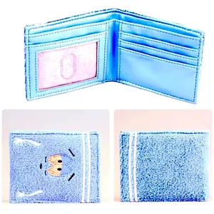 Stoned Towelie Wallet - Humor Funny Gag Gift - Don't forget to bring a towel - High - Plush Towel Material - Fuzzy