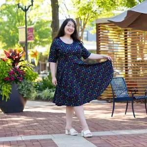 Neurotransmitters Twirl Dress with Pockets