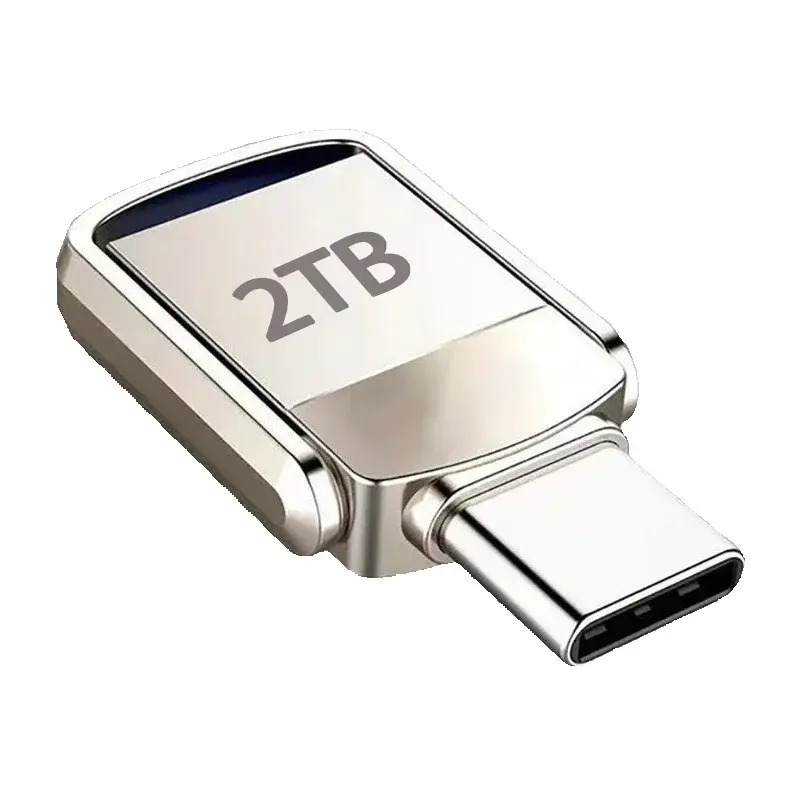 2TB USB Type-C USB 3.2 OTG High-Speed Flash Drive, Dual-Use Portable Thumb Drive for iPhone Android Laptop Photo Video Storage