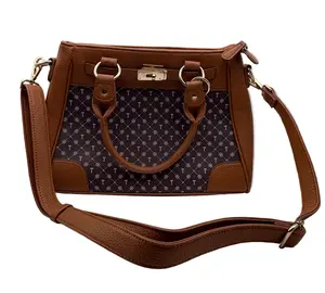 New, without tags. Personalized letter ‘T’ Pre-owned Danbury Mint Monogram Satchel Bag Tan Brown Gold Hardware