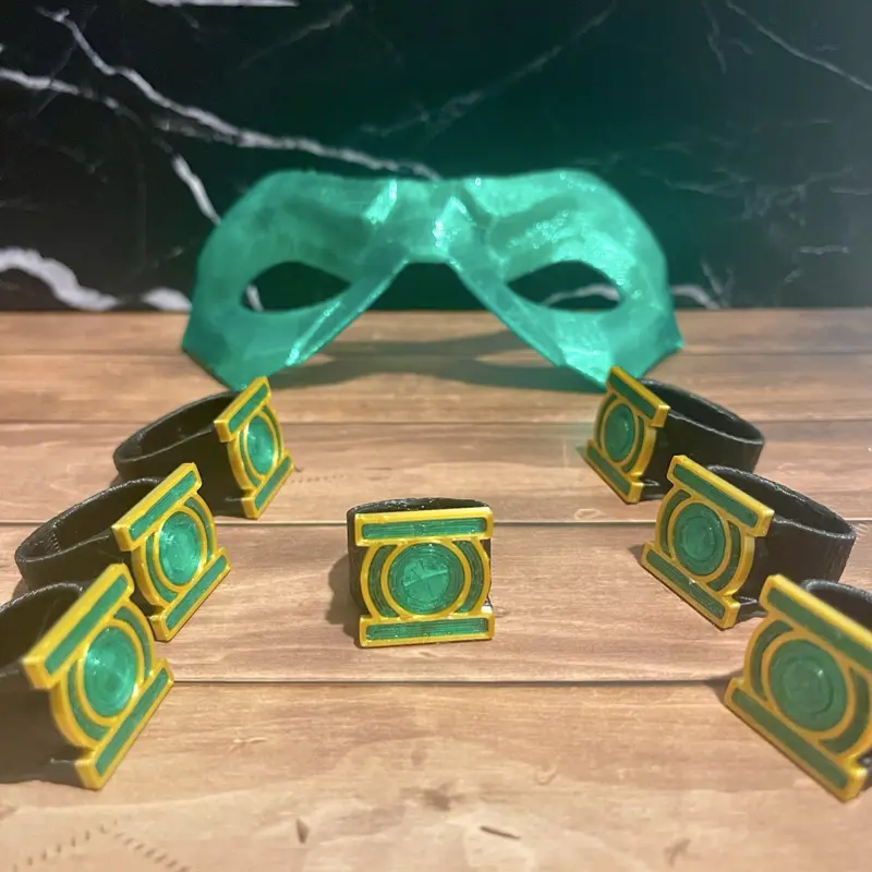 Green Lantern Ring-Ring Sizes 6-16