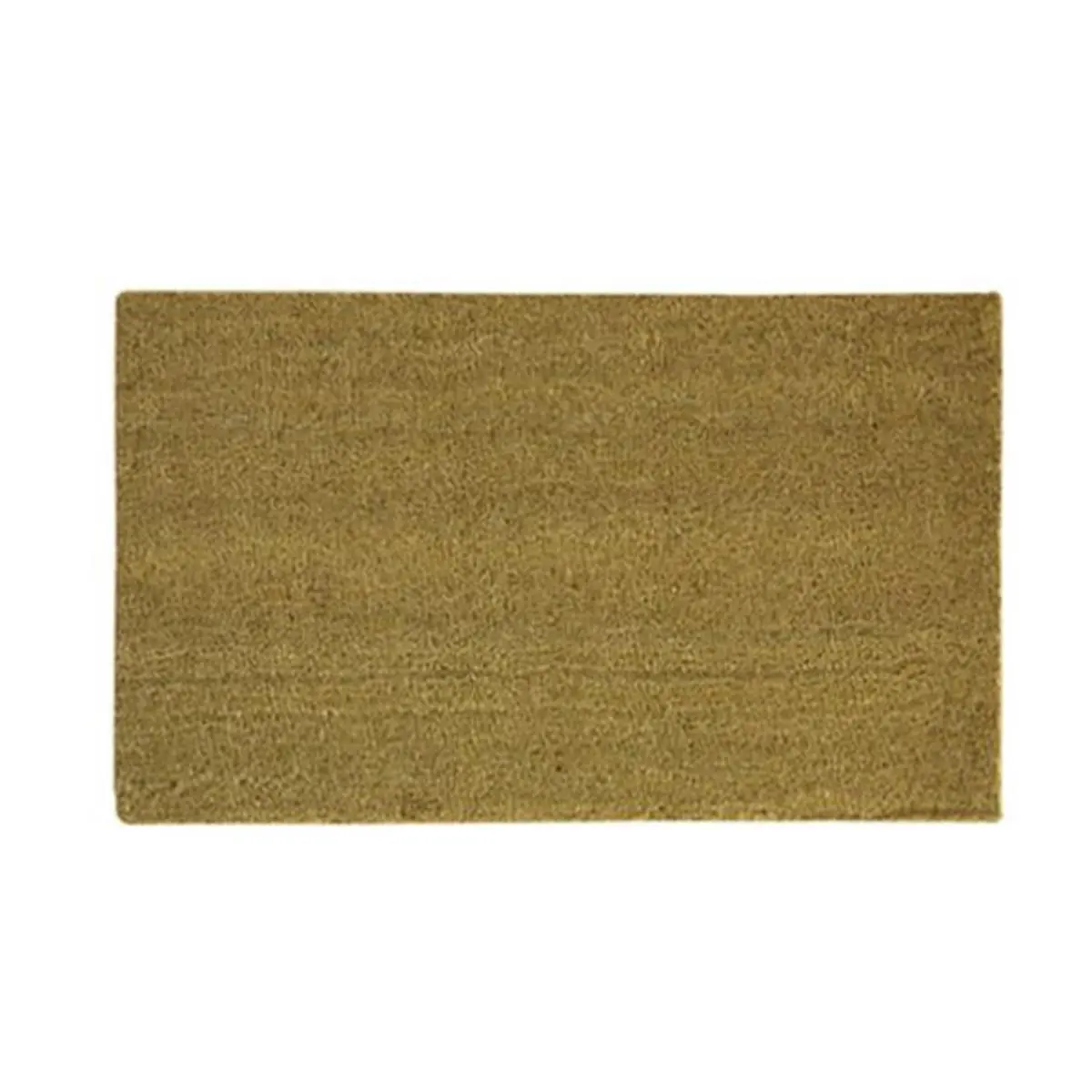 Sports Licensing Solutions 262369 Natural Coir Fiber Blank Mat, 24" x 36", Skid Resistant Backing, Brushes Shoes Clean, Easy Care Household Rug
