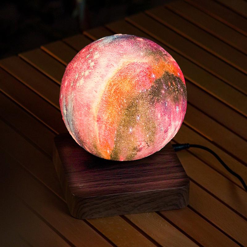 Levitating Galaxy Lamp Floating and Spinning in Air Freely  Galaxy Moon Lamp Lights,Unique Gift & Decorative Lamp for Kids Lover Friends
