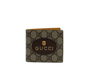 Pre-owned GUCCI GG CANVAS Small Leather Goods NEO VINTAGE GG SUPREME MEN WALLET
