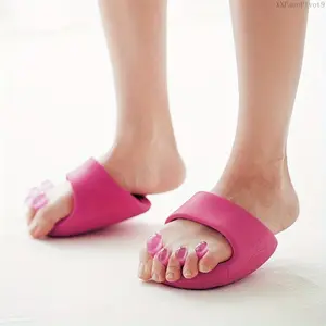 Ergonomic Foot Massage Slippers with Toe Separators, Calf Strengthening & Relaxation Tool, Yoga Exercise Device with Deep Tissue Relief Needle Balls, Unisex, Arch Support Insoles for Home TherapyXXPacePivot9