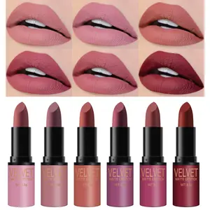 Matte Lipstick Set Matte Finish 6 Colors Bullet Shape Lipstick Gift Box, Perfect for Daily Wear & Special Occasions
