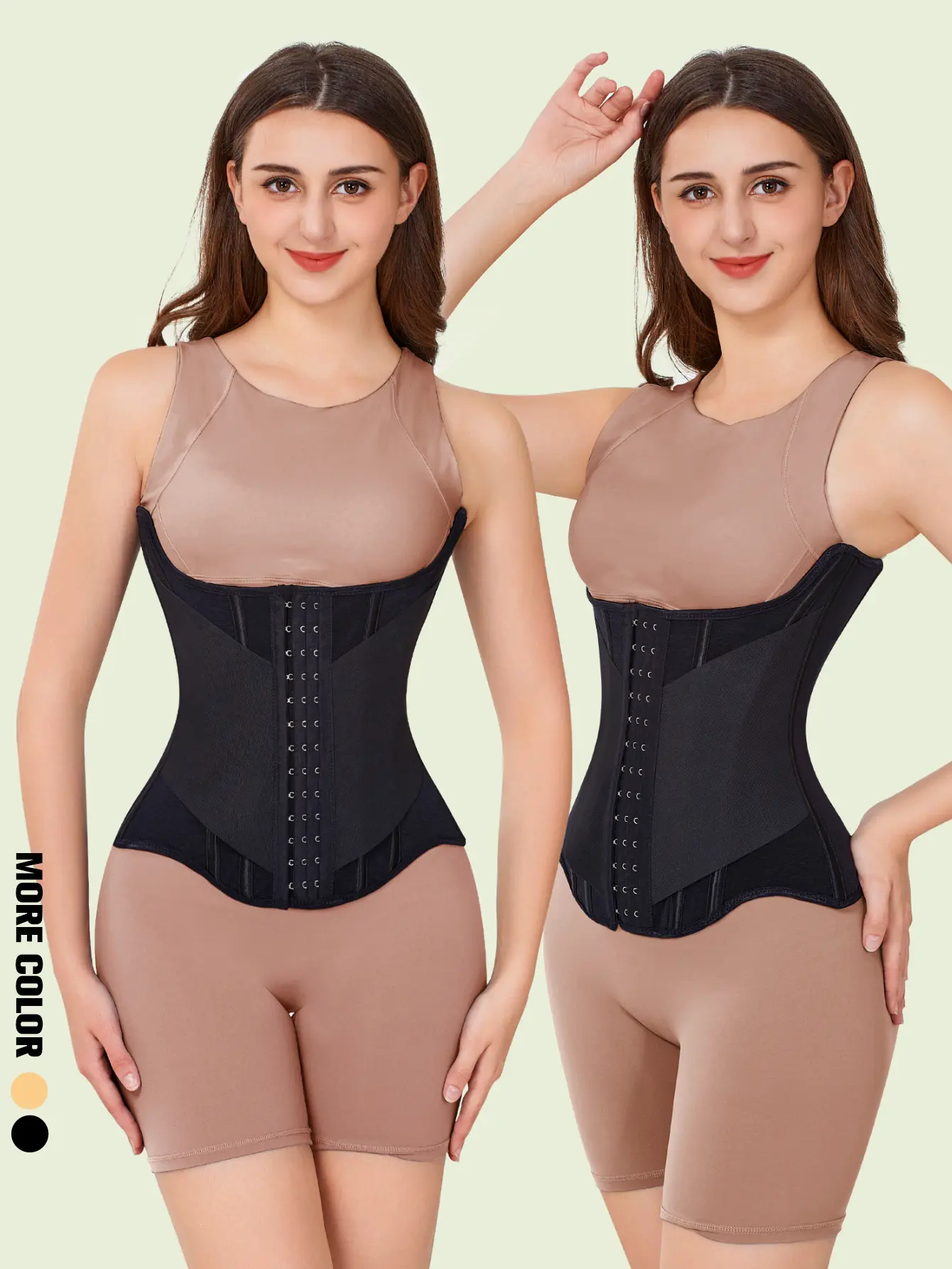 MISTHIN Premium black or skin color Magic CORSET shapewear 2024 July new arrival 3XL Big size for women shaping