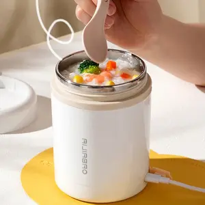 Stainless Steel Electric Food Warmer with USB Charging