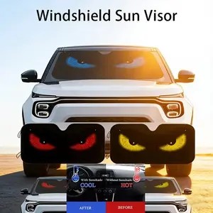 Car Windshield Sunshade, Foldable Sun Visor for Cars, Trucks, Suvs, Front Windshield Sunshade, Reflective UV Protection, Keeps Car Cool, Auto Sunscreen Accessory