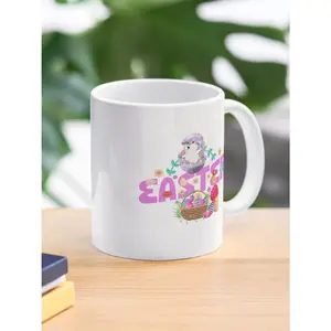 happy easter day_white Coffee Mug Ceramic Funny Gift