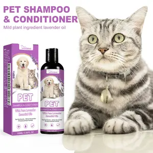 Yegbong Pet Shampoo, Pet Bath Relieves Skin Itchy, Hair Smooth Non-Knotting Shampoo
