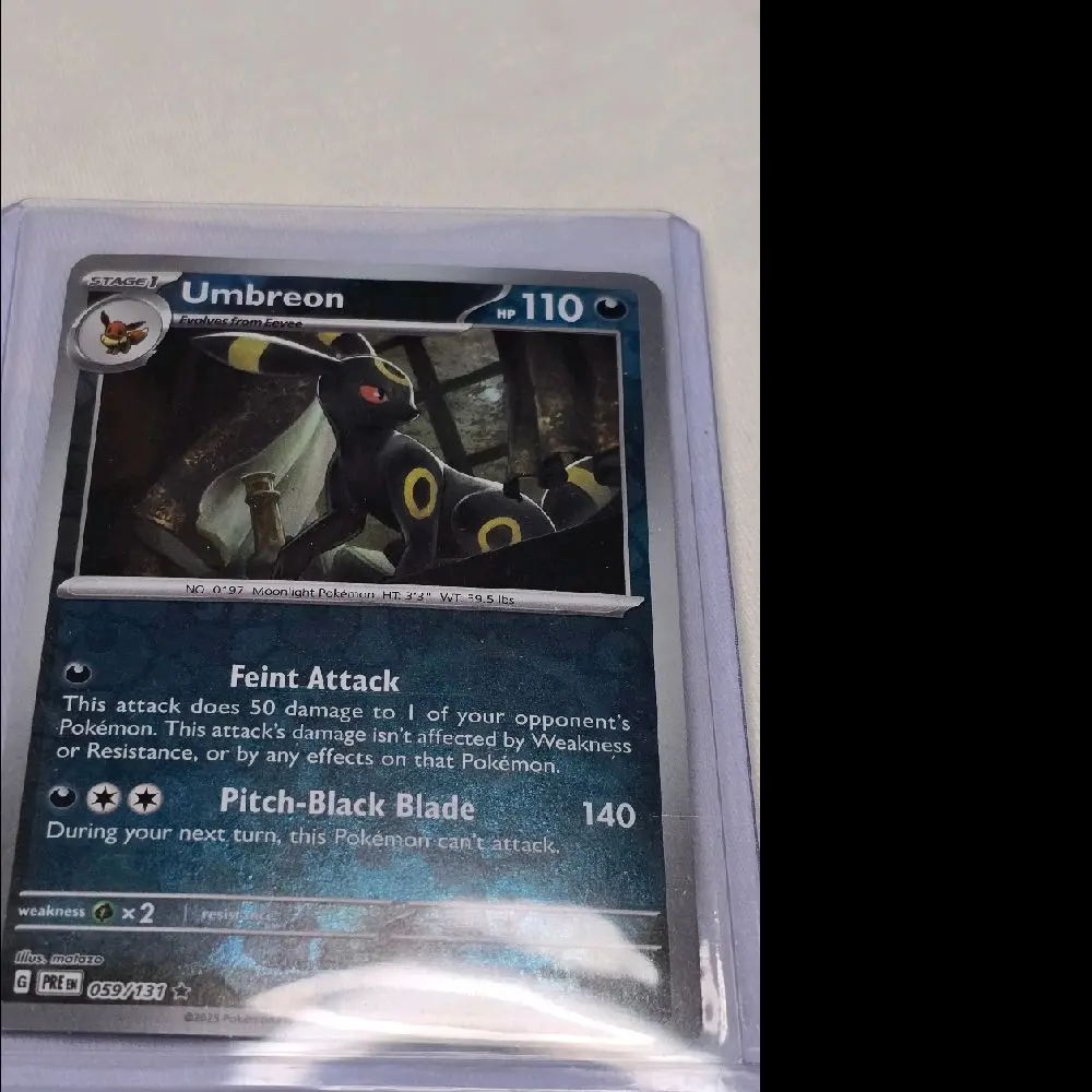 059 131 pokemon card Umbreon 059/131 - Prismatic Evolutions ACE 9 Mint main image 1