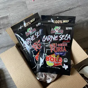 Sr. Michelado Carne Seca - Crunchy Beef Jerky - Azu Mecha Furia BOLD 2.5oz