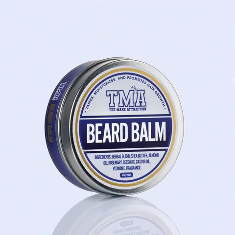 Beard Balm - Nourishing Herbal & Shea Blend for Hair Care, Moisturizing Hydrating Relief for Dryness & Itchiness