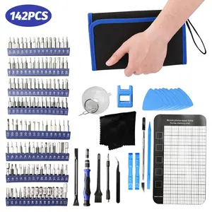 Tech-Core 142 in 1 Precision Screwdriver Set Professional Electronics Repair Tool Kit 120 Magnetic Bits 22 Accessories for iPhone MacBook PS5 PS4 Xbox Nintendo Switch Laptop PC Tablet Watch Glasses Camera Drone Magnetic Project Mat Flexible Shaft ESD Twee