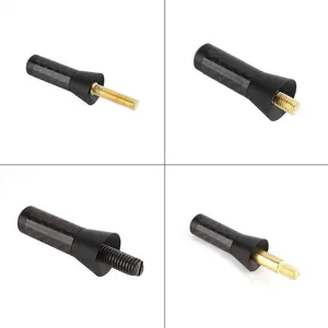 Carbon Fiber, Short Bullet Truck Antenna Universal Fit, Anti-Theft Car Wash Safe Replacement, Exterior Accessories
