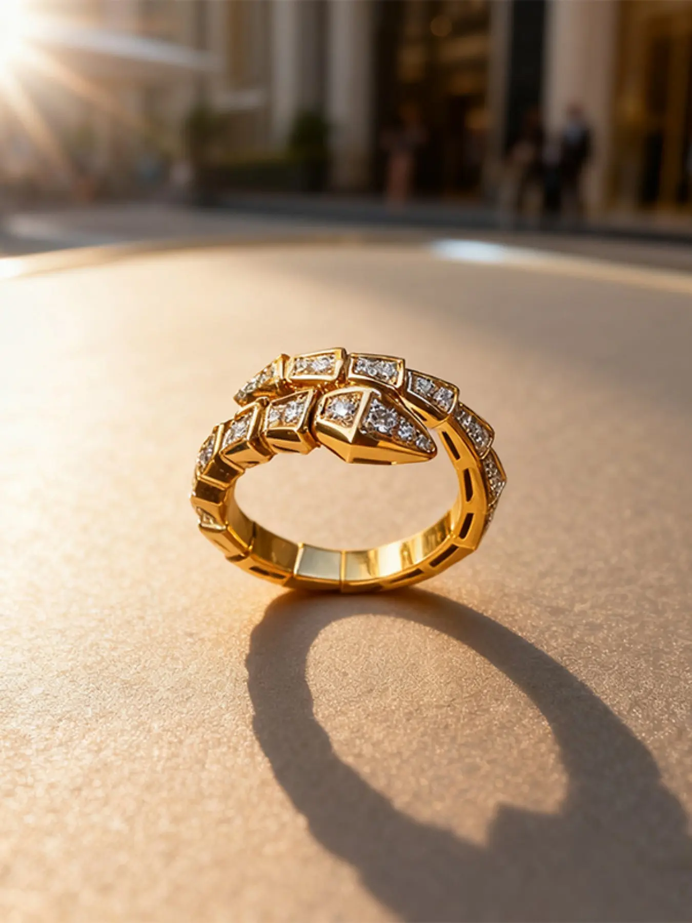 Elegant Rhinestone Open Ring for Women, Jewelry Ring, Statement Rings, Perfect for Daily Wear, Parties, Mother's Day, Christmas, New Year Gifts, Elegant Fashion Rings