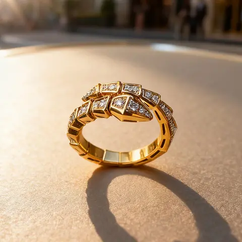 Elegant Rhinestone Open Ring for Women, Jewelry Ring, Cocktail Ring, Statement Rings, Perfect for Daily Wear, Parties, Mother's Day, Christmas, New Year Gifts, Elegant Fashion Rings