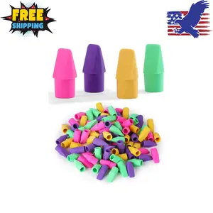 Erasers for Pencils, 120 Pack, Pencil Top Erasers, Eraser Caps