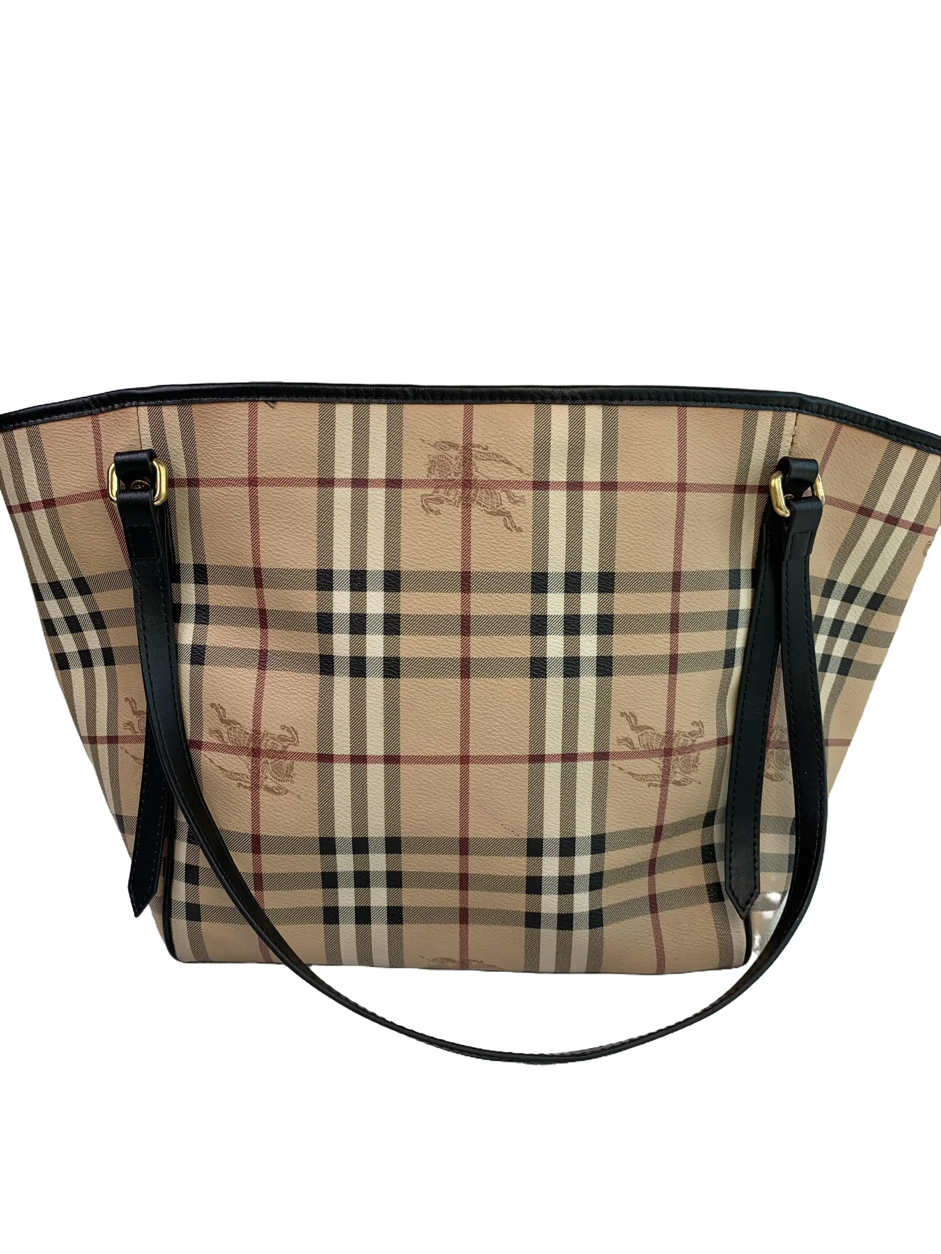 Pre-owned BURBERRY Classic Check Tote Shoulder Bag/WJ05912014/2014