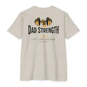 Dad Strength Staple Fitted Tee