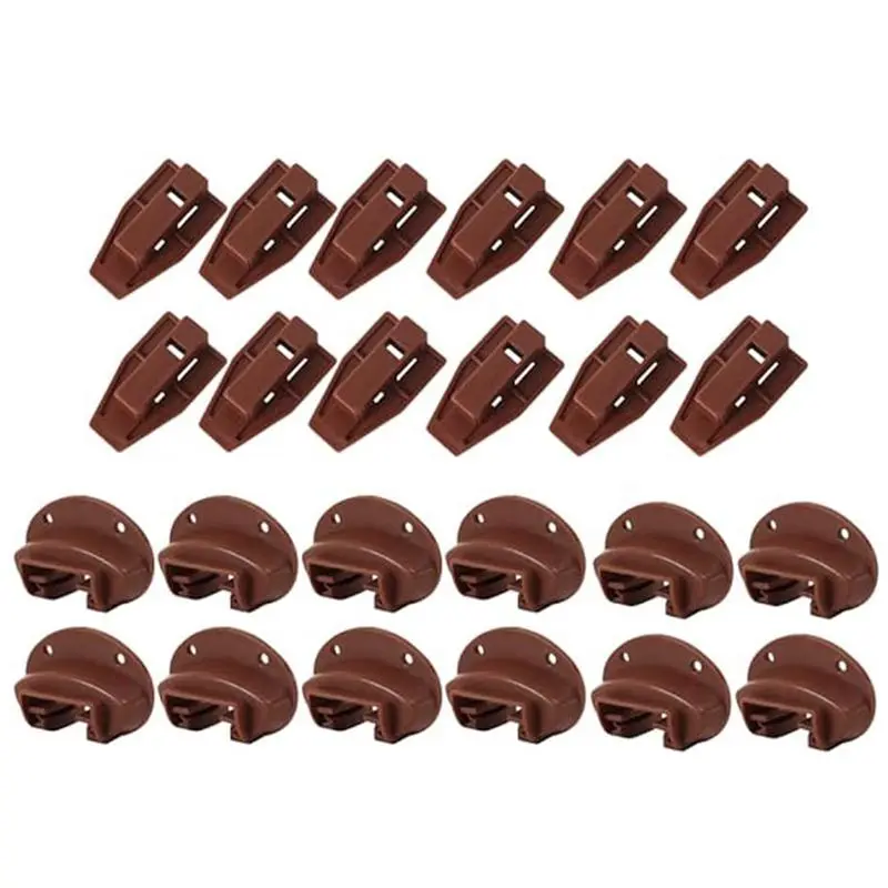 12Sets Drawer Guide Kit,Commercial Slide Style Drawers for Replacement Dresser Drawer Slides Repair Kit with Roller
