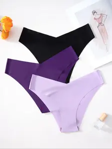 Women's Bikini Briefs Set, Low Waist Micro-Elastic Design, Breathable & Comfortable Everyday Underwear, All Season Wear, Bikinis Set