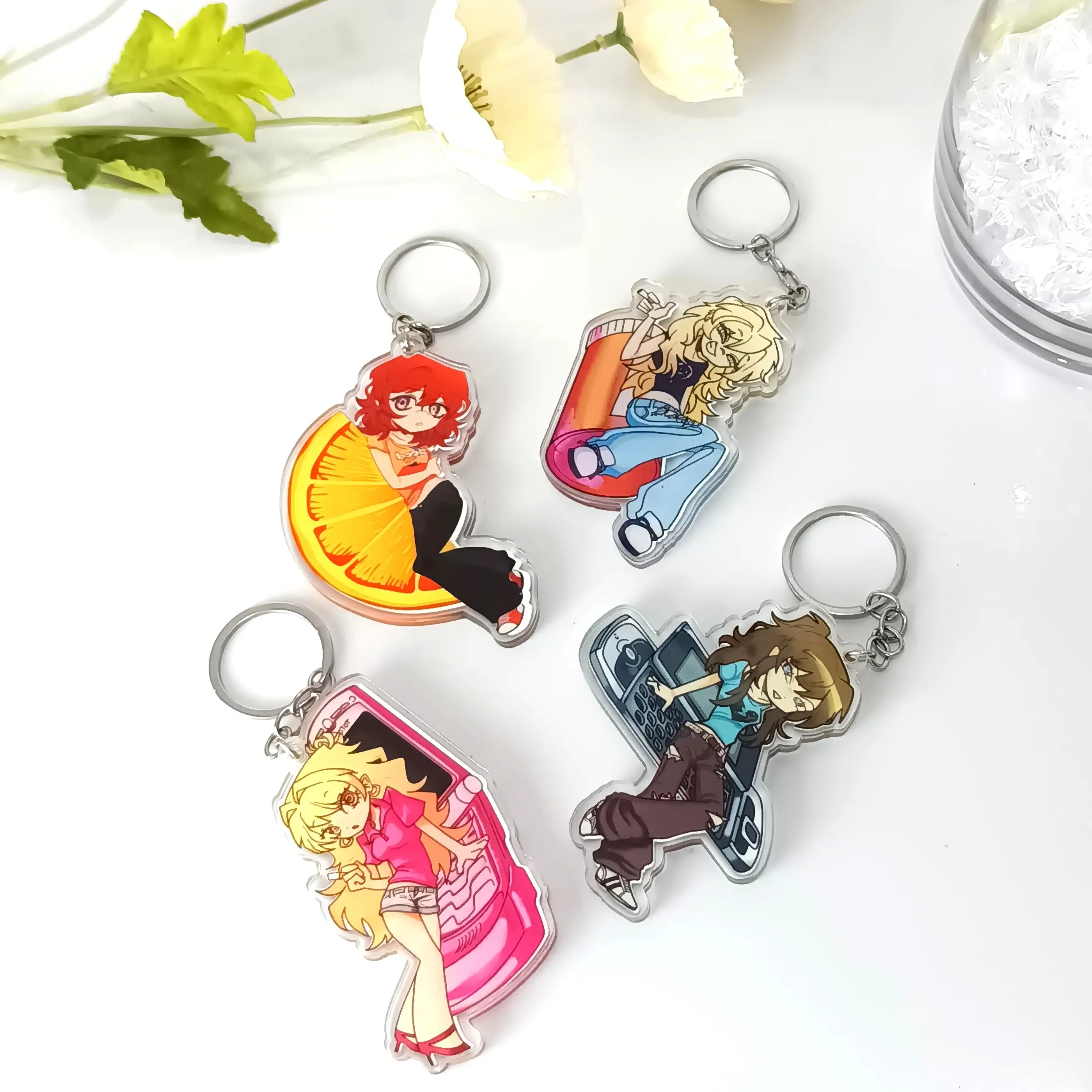 アクセサリー kimi Class of '09 Acrylic Keychains – Nicole, Jecka, Ari, Emily