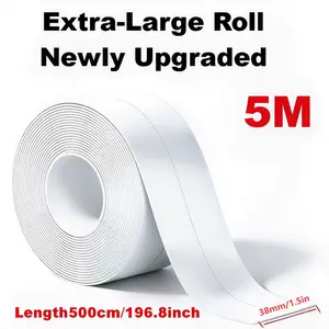 [5M] Waterproof & Mold-Proof Self-Adhesive Sealing Tape,Waterproof & Dust- XProofTape for Floor & Wall Gaps, Stove Top Edges, Windowsills & Qutdoor Eurniture, Easy Application & Durability - Instant Home Refresh!
