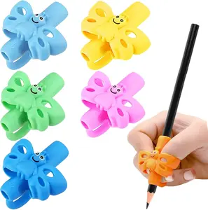 Pencil Grips for Kids Handwriting, Ergonomic Children Writing Aid, Training Posture Correction Tool, Pen Gripper, Pencil Holder for Kids, Preschoolers