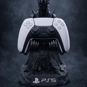 Sauron Custom Controller Holder - Handcrafted Gaming Desk Dock for PS5, Xbox Controllers (Lord of the Rings Themed)