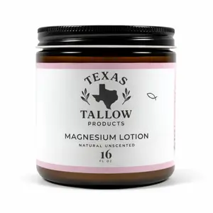Magnesium Tallow Lotion - Natural Unscented