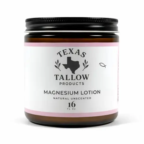 Magnesium Tallow Lotion - Natural Unscented