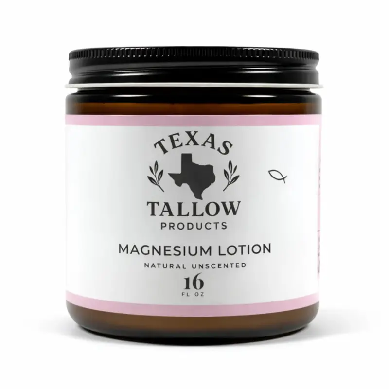 Magnesium Tallow Lotion - Natural Unscented