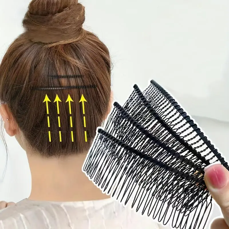2pcs Invisible Hair Styling Combs, Unscented Edge Control and Repair Tool for Normal and Relaxed Textured Hair Types, Everyday Hair Styling | Sleek Hair Look | Fine Comb Design