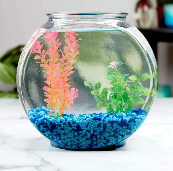 Anchor Hocking 2 Gallon Glass Fishbowl Drum for Aquariums