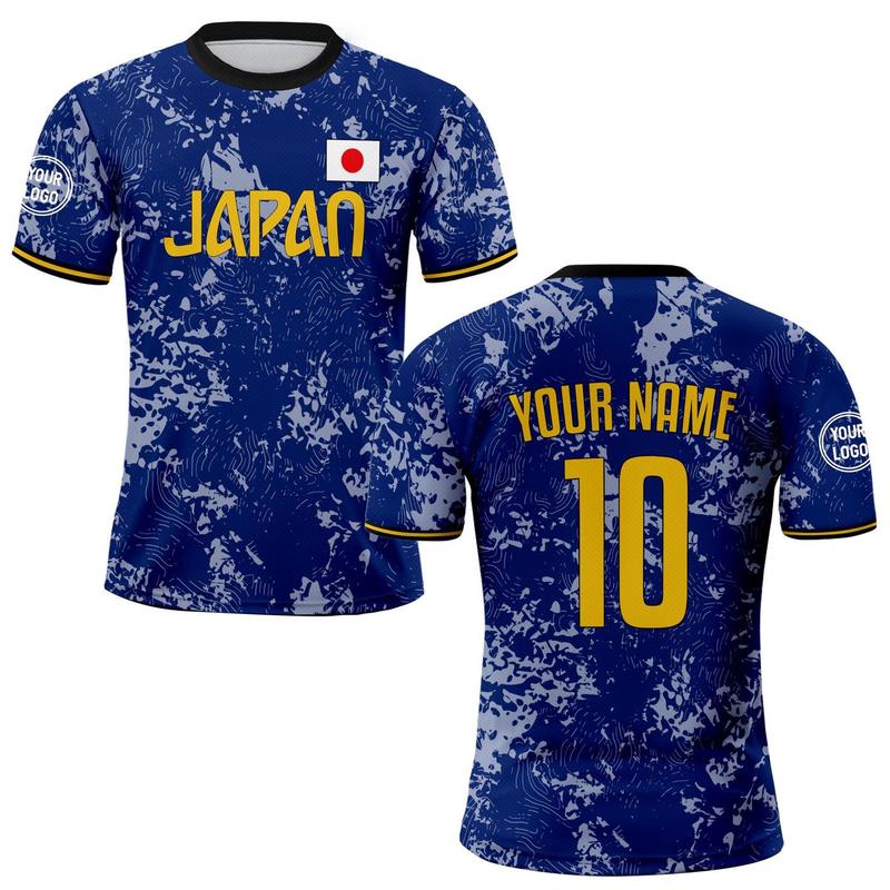 2025 Personalized Custom Japan Soccer Jersey for Men Women  - National Team Shirt with Name Number and Logo - Perfect for Fans & Players