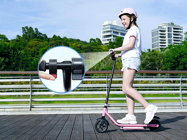 【Kids Love It!】Kids Electric Scooter with LED Display, 6" Solid Tires, 10MPH Top Speed, 150W Quiet Motor, 154lbs Max Load, Lightweight Electric Scooter for Kids Ages 6-14 Boys Girls 【Kids Love It!】Kids Electric Scooter with LED Display, 6" Solid Tires, 10MPH Top Speed, 150W Quiet Motor, 154lbs Max Load, Lightweight Electric Scooter for Kids Ages 6-14 Boys Girls