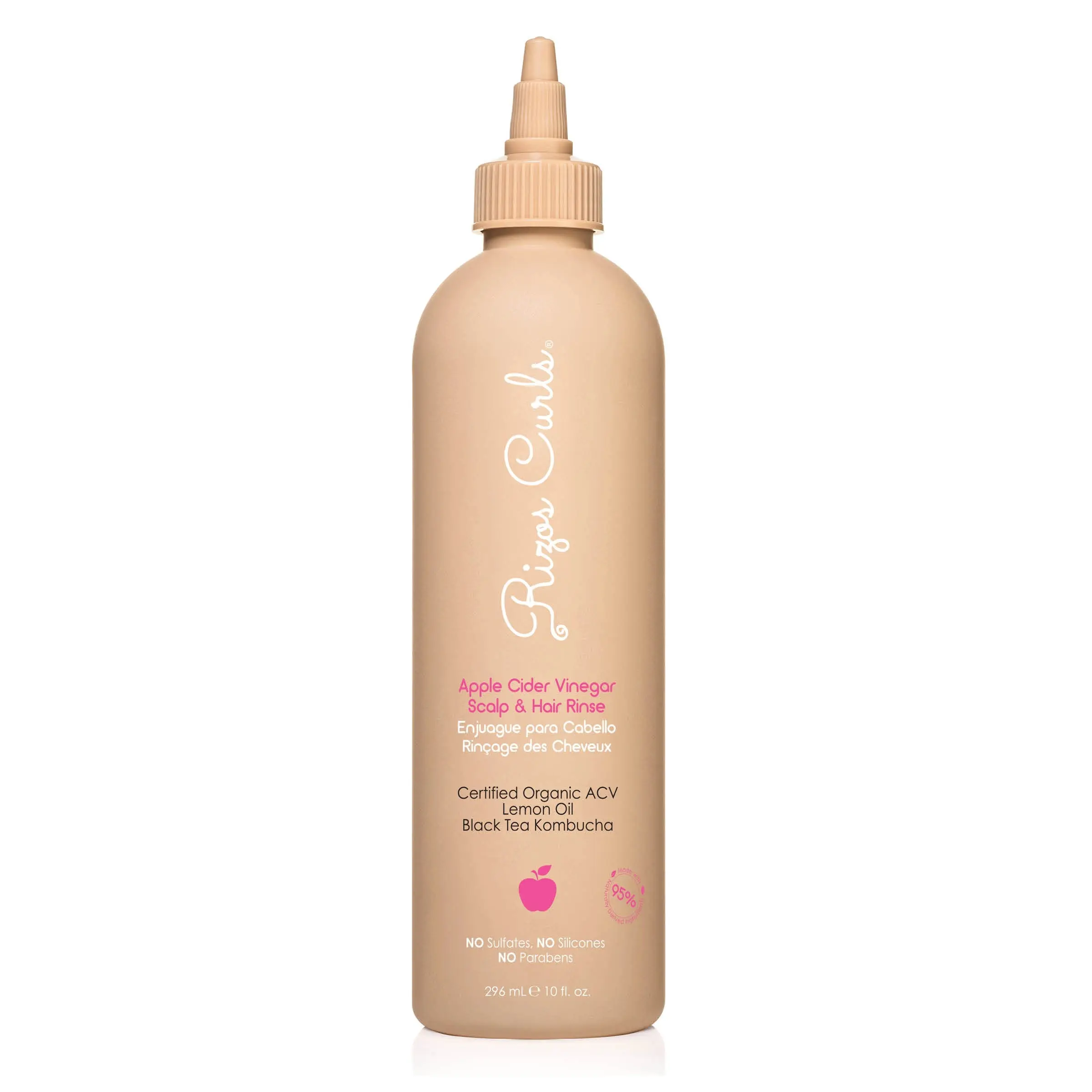 Rizos Curls Apple Cider Vinegar Scalp & Hair Rinse - Cleansing Shampoo with Niacinamide for Nourishing and Haircare Benefits Rizos Curls Apple Cider Vinegar Scalp & Hair Rinse - Cleansing Shampoo with Niacinamide for Nourishing and Haircare Benefits