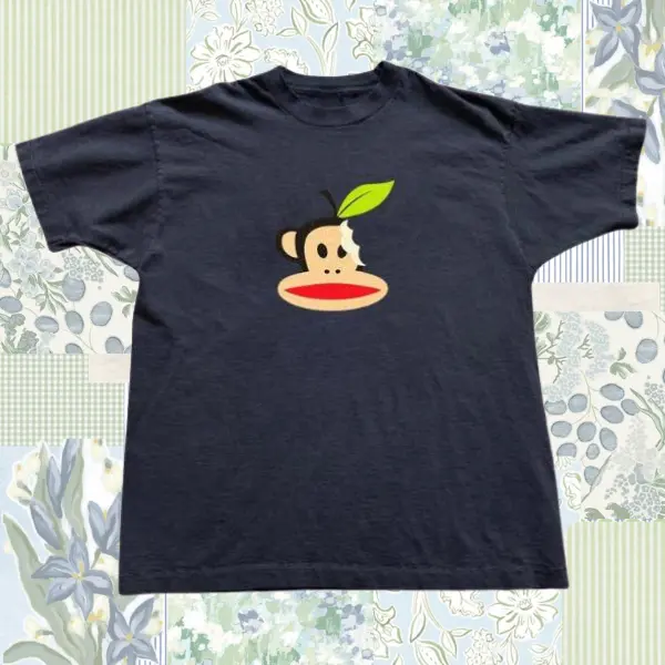 Paul Frank y2k Julius Monkey Graphic Tee, , Retro 2000s Cartoon Unisex T-Shirt