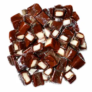 Coconut Caramel Cubes Candy Soft Chewy Buttery Coconut Caramel Treat 8oz Bag Snack