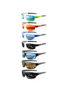 7 pairs Latest style pieced sports, Cycling sunglasses for men and women, available in multiple colors, offer UV400 protection, ideal for outdoor activities, classic design combining fashion and practicality, Sports Eyewear
