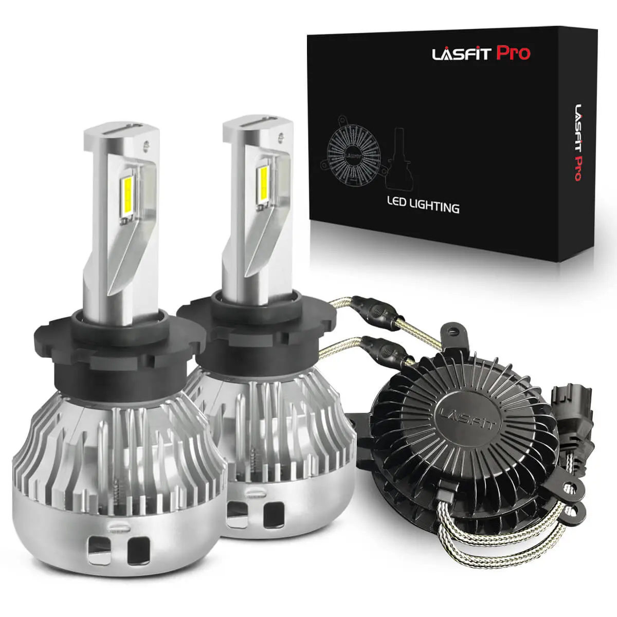 Lasfit Pro Series D2S-D2R LED Projector Headlight Bulbs Conversion Kit, OEM Fitment, IP67 Water Resistant, 5500 Lumens, Brighten Beam, Plug & Play, for 2003-2007 Nissan/Infiniti G35 Coupe, 2008-2013 G37 Sedan, Light Up Your Space, OEM Upgrade, Waterproof,