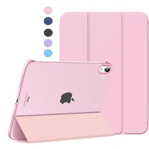 Case for iPad 11th Generation 11-Inch (2025, A16) and iPad 10th Generation 10.9-Inch (2022), Slim Stand Protective Hard PC Clear Back Magnetic Smart Cover, Supports Touch ID & Auto Wake/Sleep