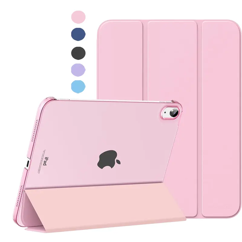 Case  for iPad (A16) 11th Generation Case 11 Inch 2025, iPad 10th Generation Case 10.9 Inch 2022, Slim Stand Hard PC Translucent Back Shell Smart Cover, Support Touch ID, Auto Wake/Sleep