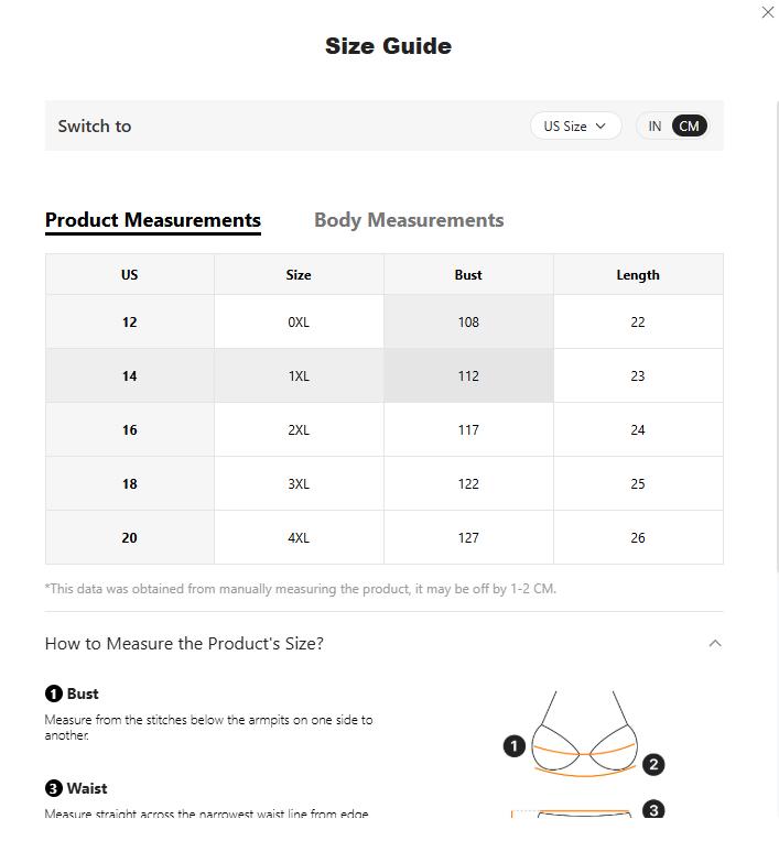 Plus Size Bikini Set – High Waisted Tummy Control Sexy 2 Piece Swimsuit